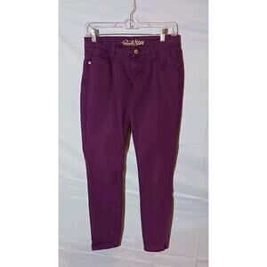 Old Navy Rockstar Jeans Women's 6 Skinny Denim Leggings Purple Juicy Grape 28x34